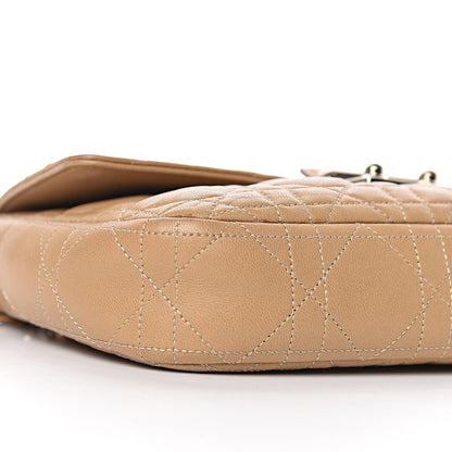 Christian Dior Lambskin Cannage Miss Dior Promenade Pouch Beige 9 of 10