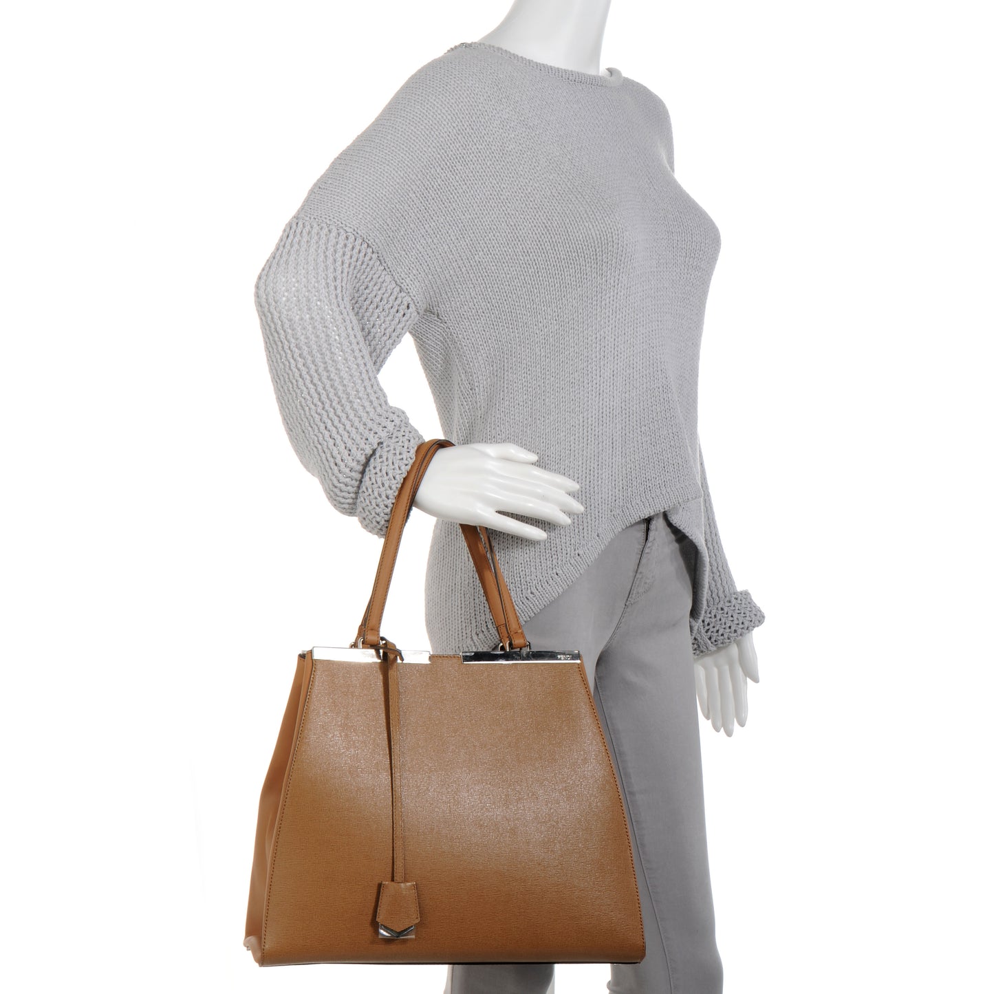 Vitello Elite Flamingo Large 3Jours Tote Orzo