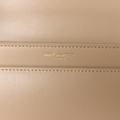 Saint Laurent Calfskin Medium Monogram Sunset Dark Beige 6 of 13