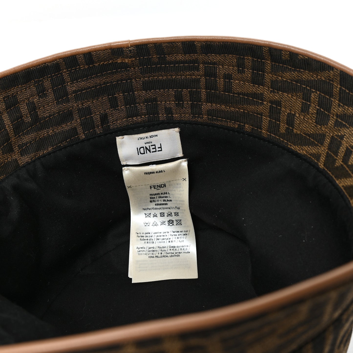 Technical Fabric FF Reversible Bucket Hat L Tobacco Beige