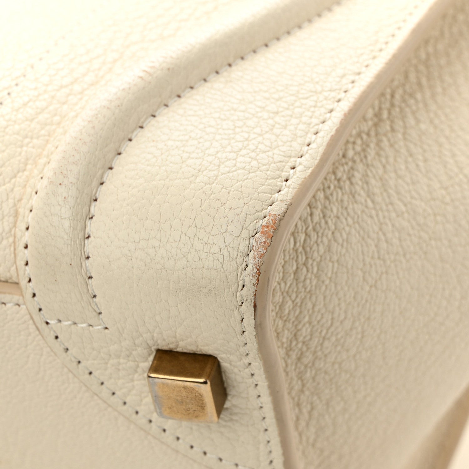 Celine Goatskin Micro Luggage White 16 of 18