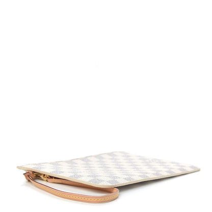 Louis Vuitton Damier Azur Neverfull MM GM Pochette 4 of 7