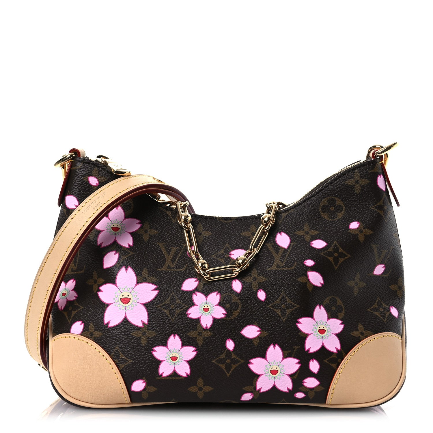 Louis Vuitton LV X TM Monogram Cherry Blossom Boulogne Sakura Brown 1672461 – FASHIONPHILE