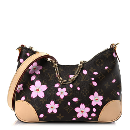 Louis Vuitton LV X TM Monogram Cherry Blossom Boulogne Sakura Brown 1 of 10