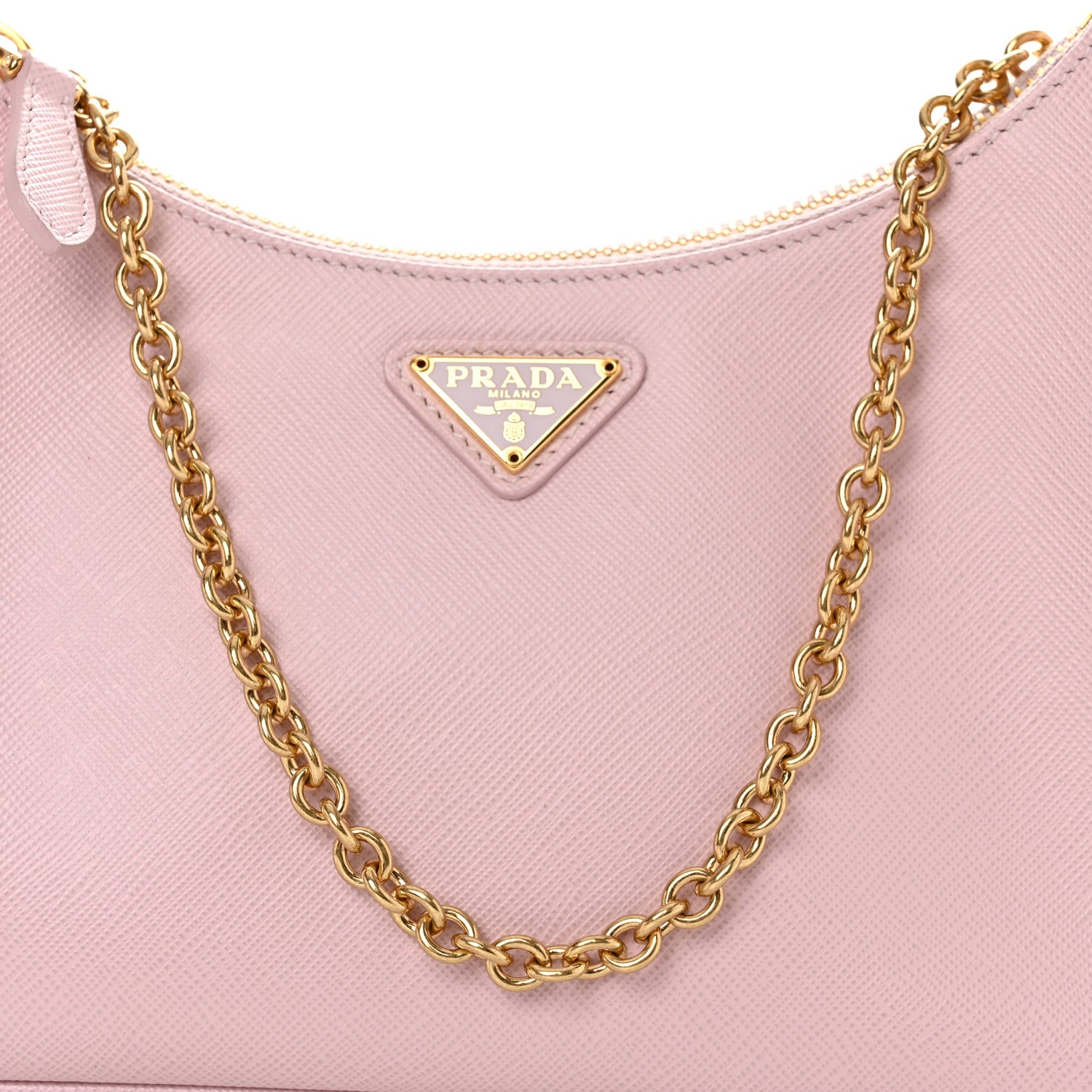 Prada Saffiano Lux Re-Edition 2005 Shoulder Bag Alabastro 8 of 10