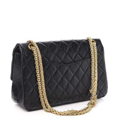 Chanel Aged Calfskin Quilted 2.55 Reissue 226 Flap Black 2 of 9