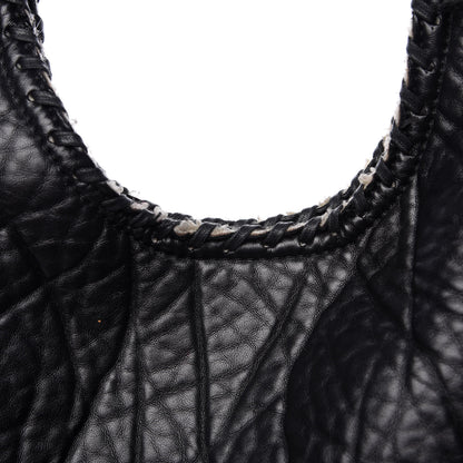 Stella McCartney Shaggy Deer Shearling Chain Falabella Tote Black 9 of 17