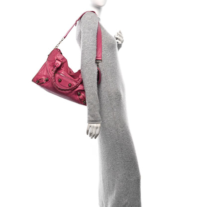 Balenciaga Agneau Giant 21 Rose Gold Hardware City Cyclamen Fucsia 2 of 15