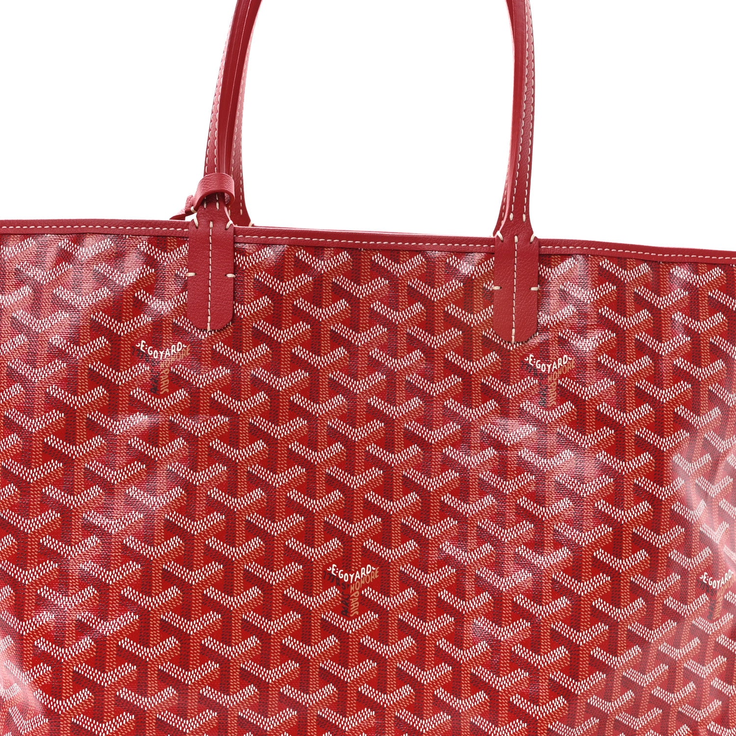 Goyard Goyardine Saint Louis PM Red 9 of 11