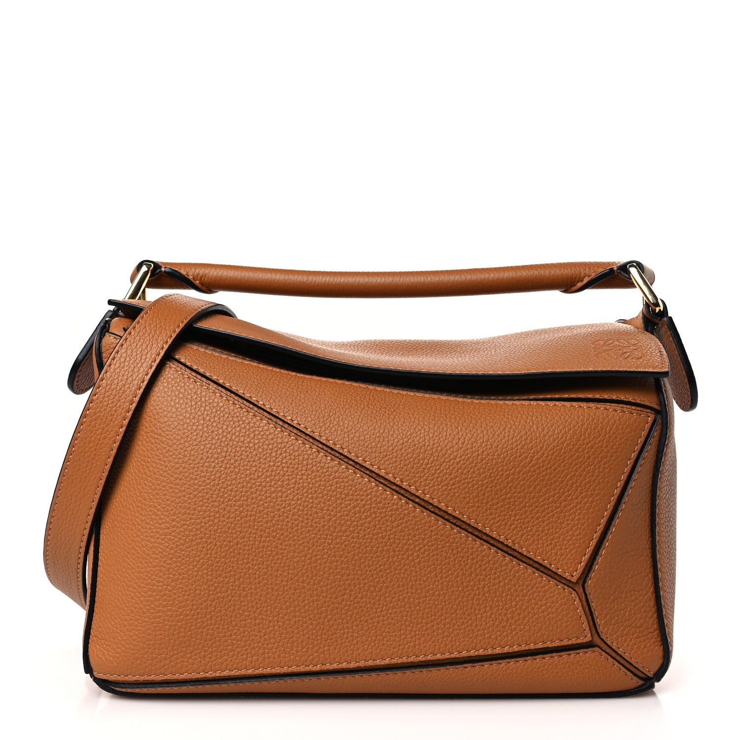 Loewe Soft Grained Calfskin Small Puzzle Bag Light Caramel 1 of 9