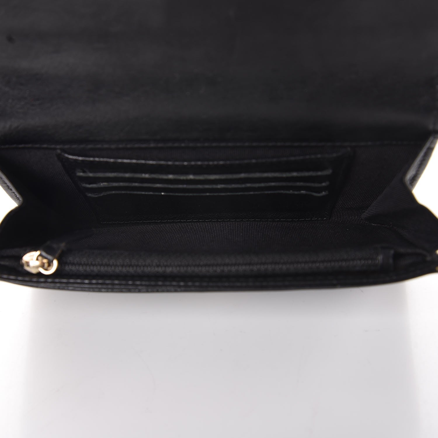 Chanel Calfskin CC Flap Wallet Black 5 of 14