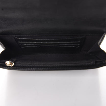 Chanel Calfskin CC Flap Wallet Black 5 of 14