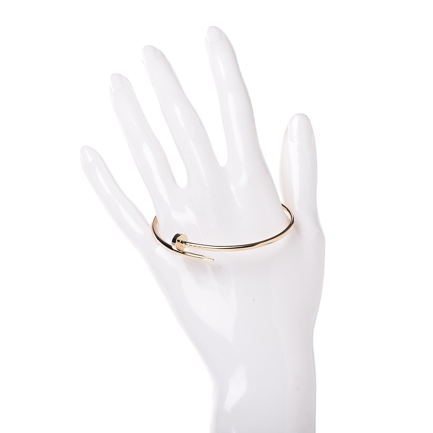 Cartier 18K Yellow Gold Small Juste Un Clou Bracelet 17 2 of 6