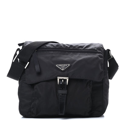 Prada Nylon Vela Messenger Black 1 of 13