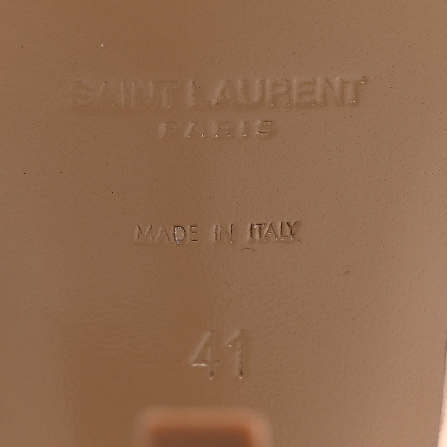 Saint Laurent Patent Tribute 105 Platform Sandals 41 Nude Powder 6 of 10
