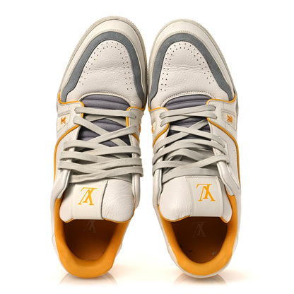 Louis Vuitton Calfskin LV Trainer Sneakers 11 Yellow 2 of 13