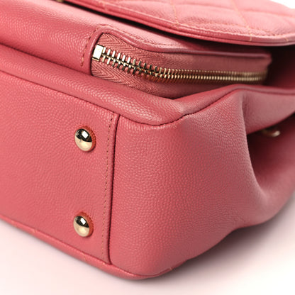 Chanel Caviar Quilted Medium Business Affinity Flap Pink 9 of 9