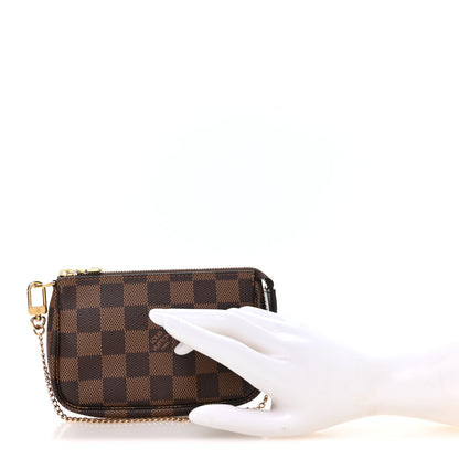 Louis Vuitton Damier Ebene Mini Pochette Accessories 2 of 7