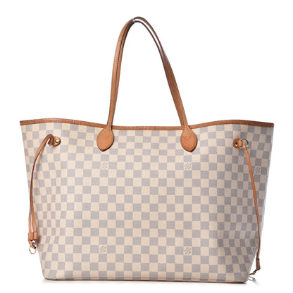 Louis Vuitton Damier Azur Neo Neverfull GM Rose Ballerine 3 of 21