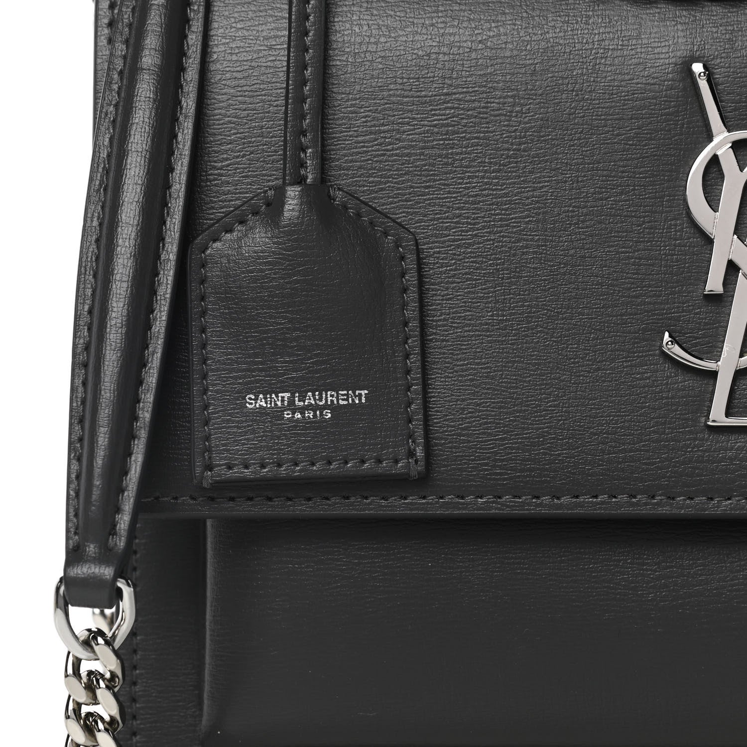 Saint Laurent Calfskin Medium Monogram Sunset Storm 13 of 24