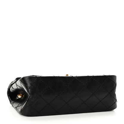 Chanel Aged Calfskin Quilted 2.55 Reissue Mini Flap Black 4 of 10
