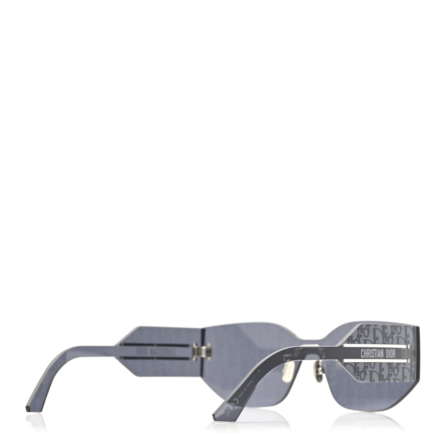 Acetate Oblique DiorClub Shield Sunglasses M6U Blue