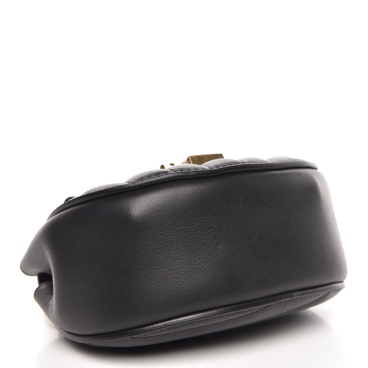 Calfskin Quilted Nano Drew Bijou Shoulder Bag Black