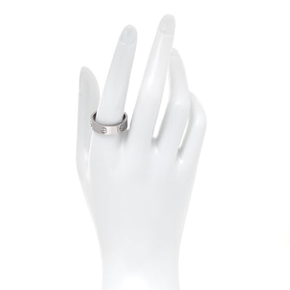Cartier 18K White Gold 6mm LOVE Ring 62 10 2 of 4