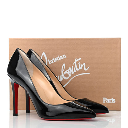 Christian Louboutin Patent Pigalle 100 Pumps 37.5 Black 10 of 10