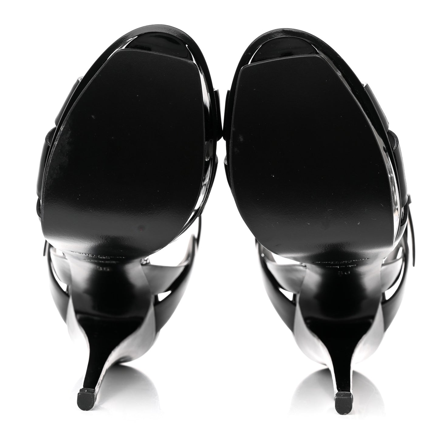 Patent Tribute 105 Platform Sandals 36 Black