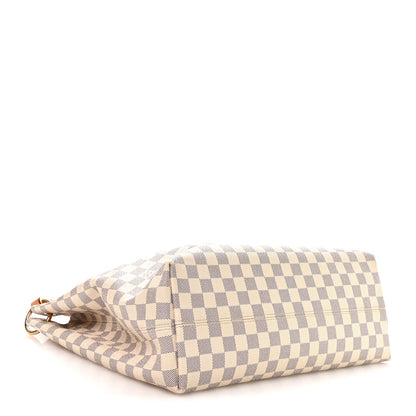 Louis Vuitton Damier Azur Graceful MM Rose Ballerine 4 of 12