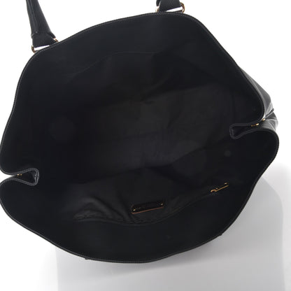 Bottega Veneta Rubberized Canvas Large Marco Polo Tote Black 5 of 12