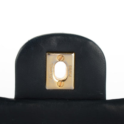 Chanel Lambskin Quilted Small Double Flap Black 4 of 12