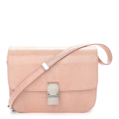 Celine Lizard Medium Classic Box Flap Bag Pink 1 of 8