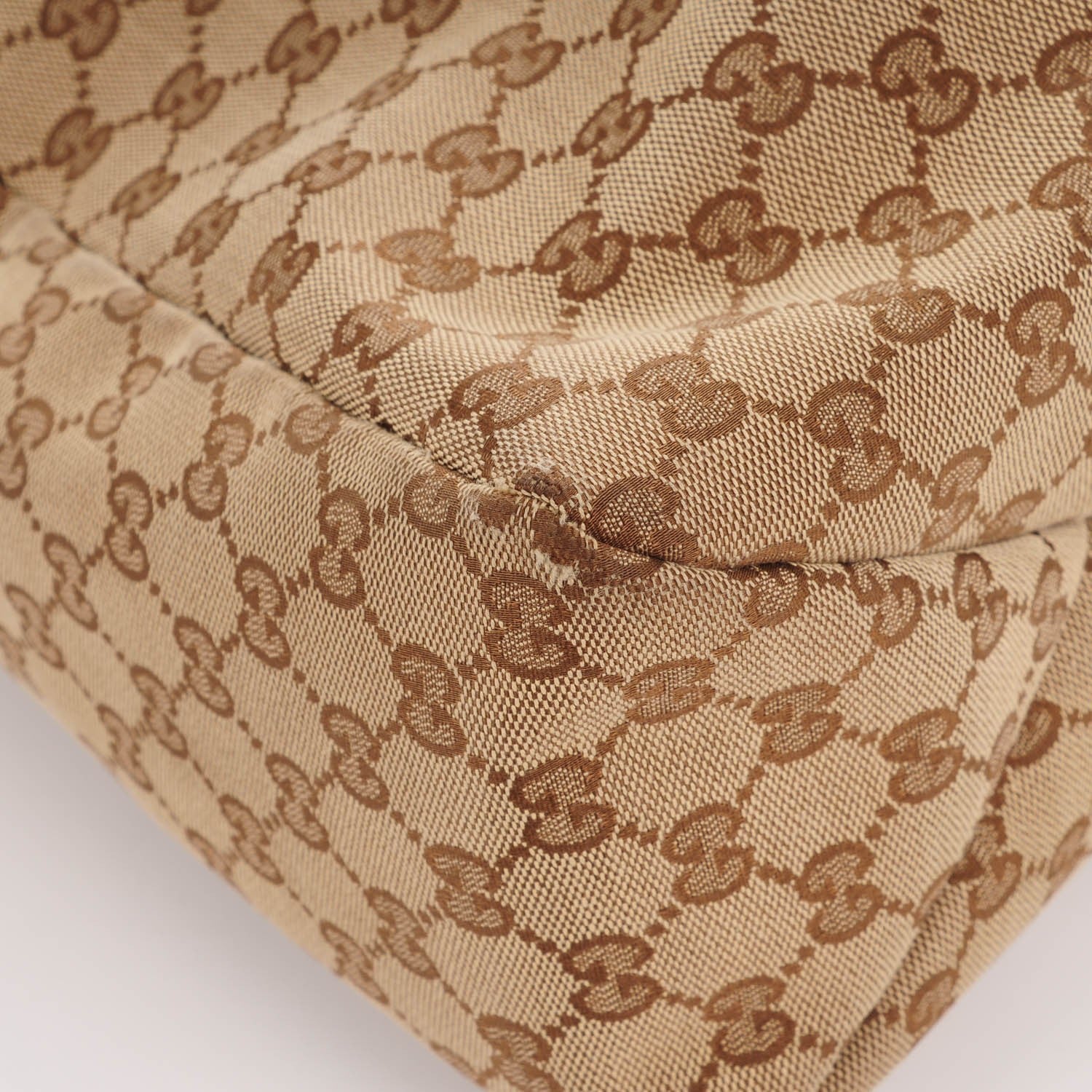 Gucci Monogram Large Horsebit Chain Hobo Dark Brown 8 of 8