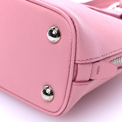 Prada Saffiano Lux Mini Promenade Tote Petalo 11 of 11