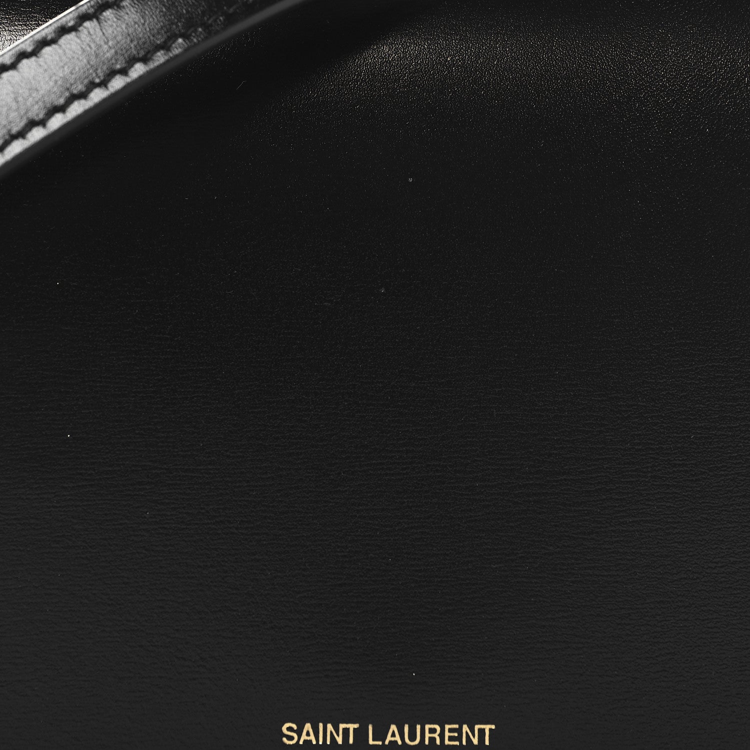 Saint Laurent Smooth Calfskin Monogram Crossbody Bag Black 8 of 10