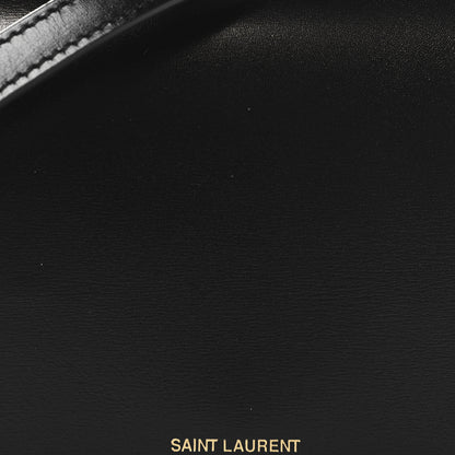 Saint Laurent Smooth Calfskin Monogram Crossbody Bag Black 8 of 10