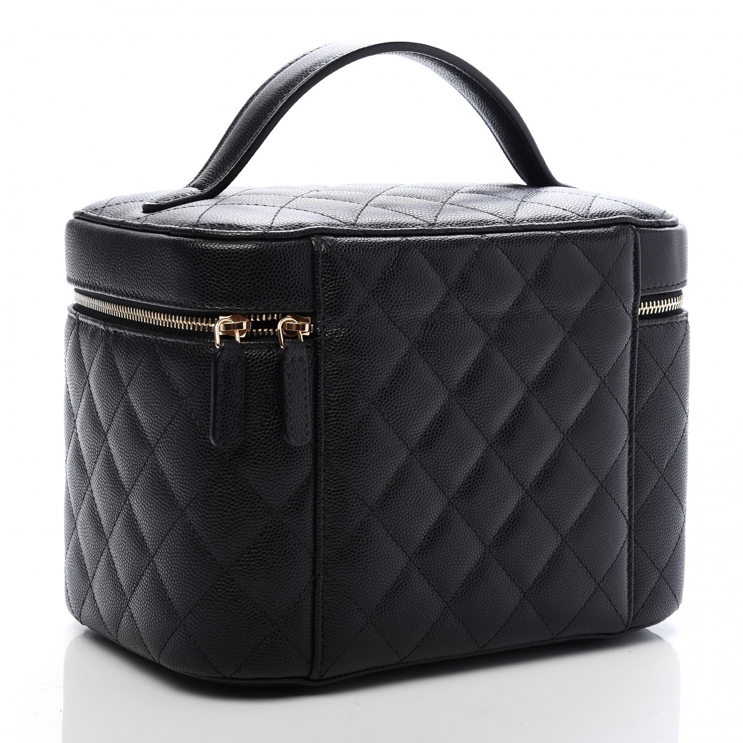 Chanel Caviar Quilted Large Vanity Pouch Black 3 of 10