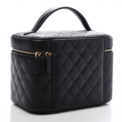 Chanel Caviar Quilted Large Vanity Pouch Black 3 of 10