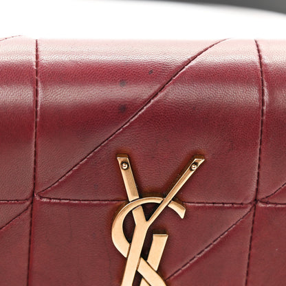 Saint Laurent Lambskin Monogram Jamie Belt Bag Red 12 of 13