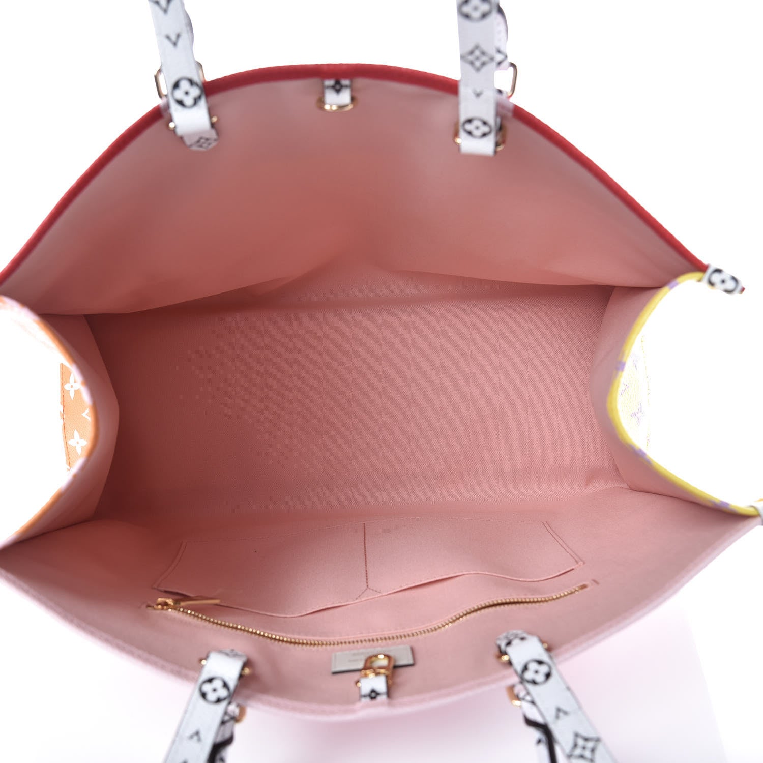 Louis Vuitton Monogram Giant Onthego GM Rouge Rose 5 of 10