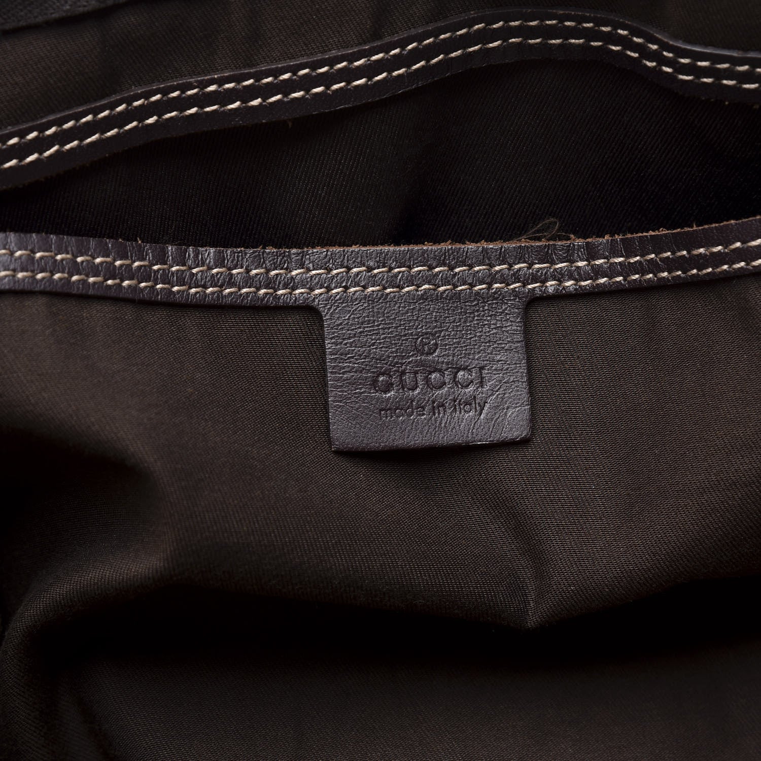 Gucci GG Plus Monogram Large Duffle Bag Dark Brown 8 of 12