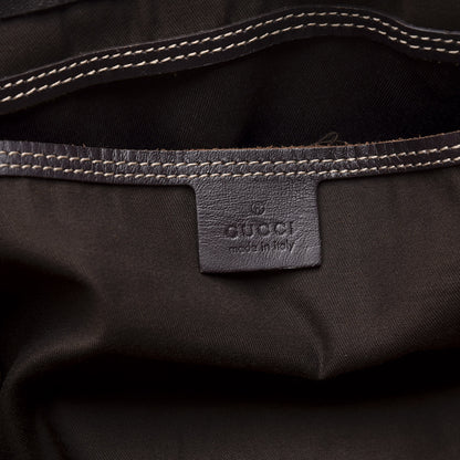 Gucci GG Plus Monogram Large Duffle Bag Dark Brown 8 of 12