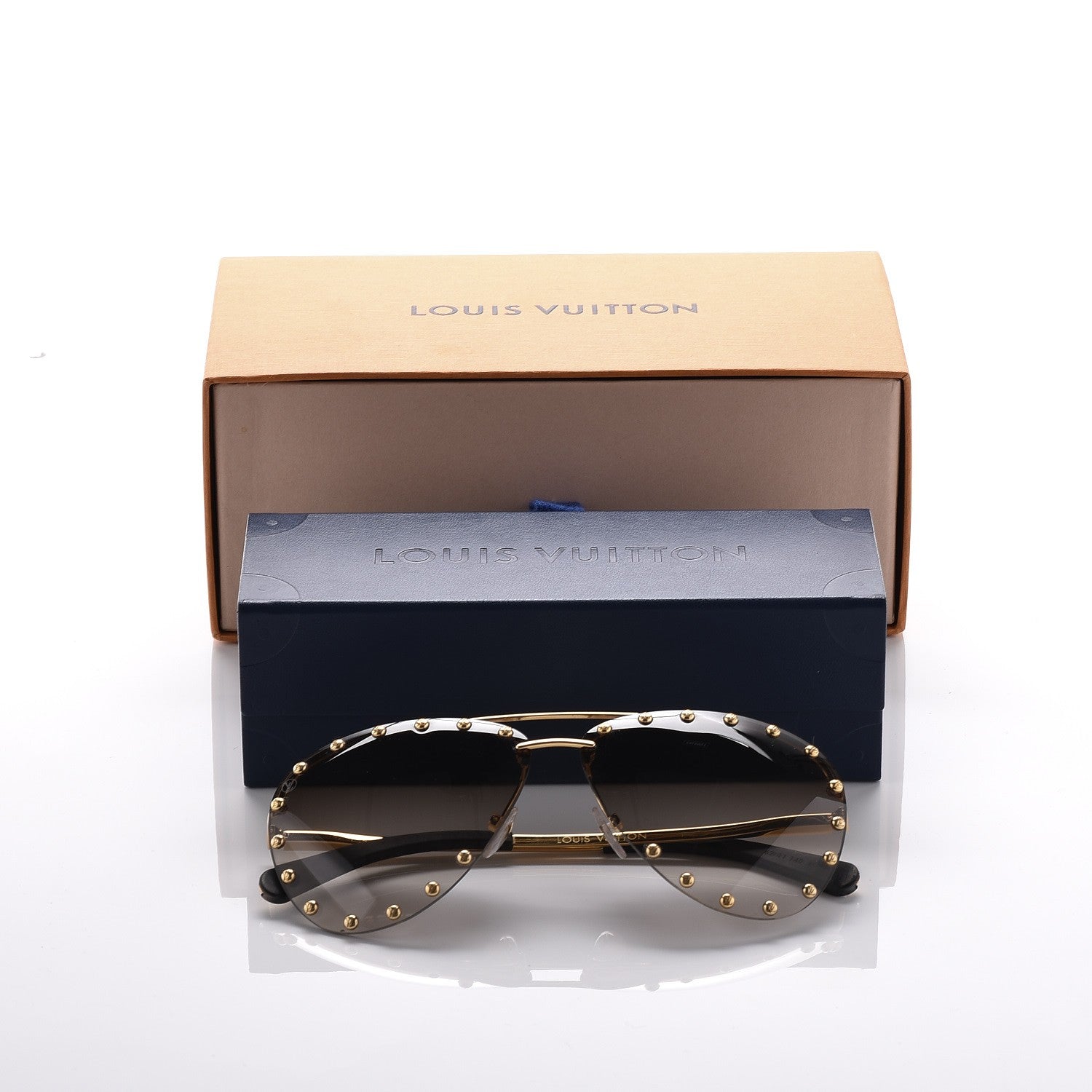 Louis Vuitton The Party Aviator Gradient Sunglasses Z0914U Brown 8 of 8
