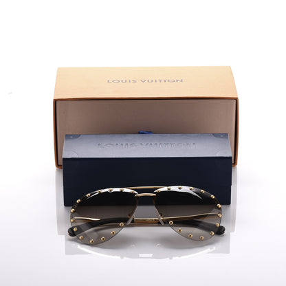 Louis Vuitton The Party Aviator Gradient Sunglasses Z0914U Brown 8 of 8