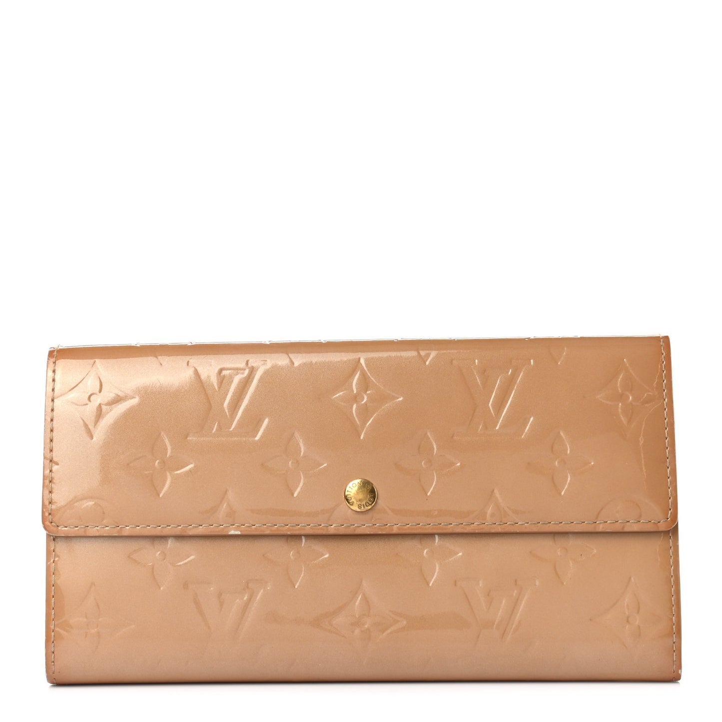 Vernis Sarah Wallet Noisette