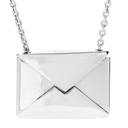 Tiffany Sterling Silver Sweet Nothings Envelope Necklace 4 of 9
