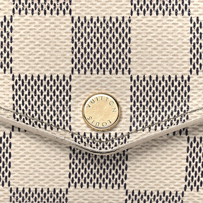 Louis Vuitton Damier Azur Sarah Wallet NM 6 of 10