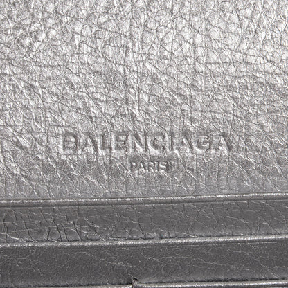 Balenciaga Agneau Giant 12 Silver Hardware Money Wallet Gris Aluminum 7 of 8